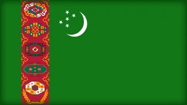 bandera Turkmenistán