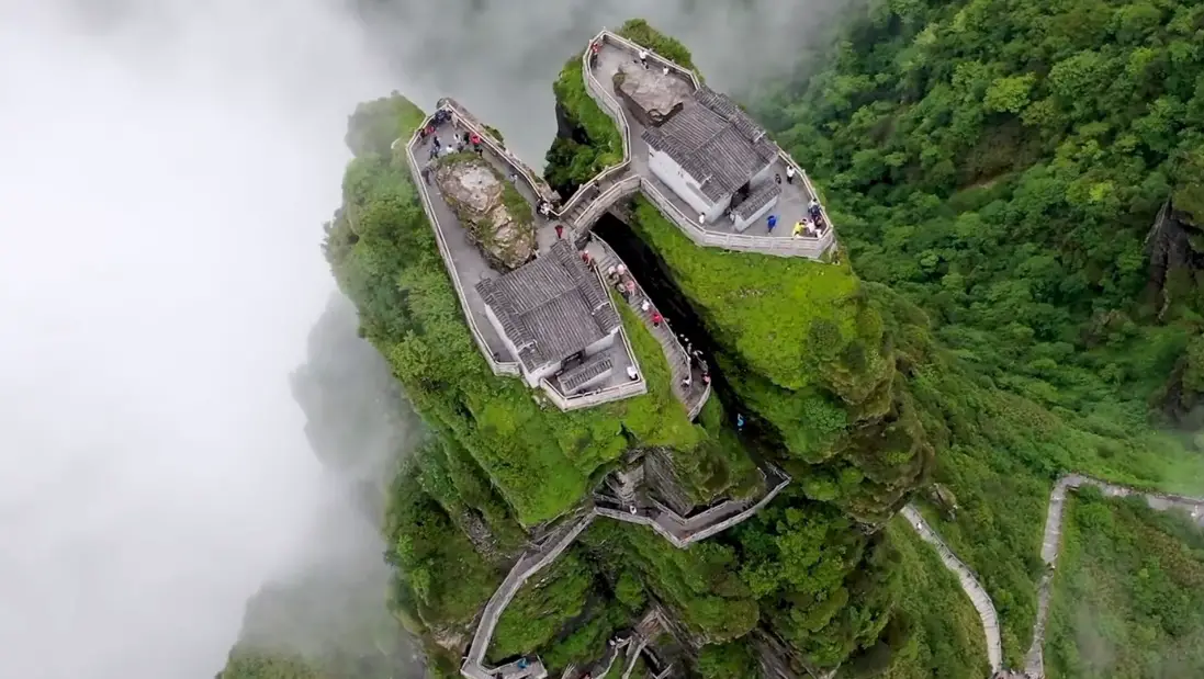 Templos del Monte Fanjing, en China