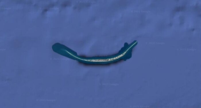 vista satelital isla sable