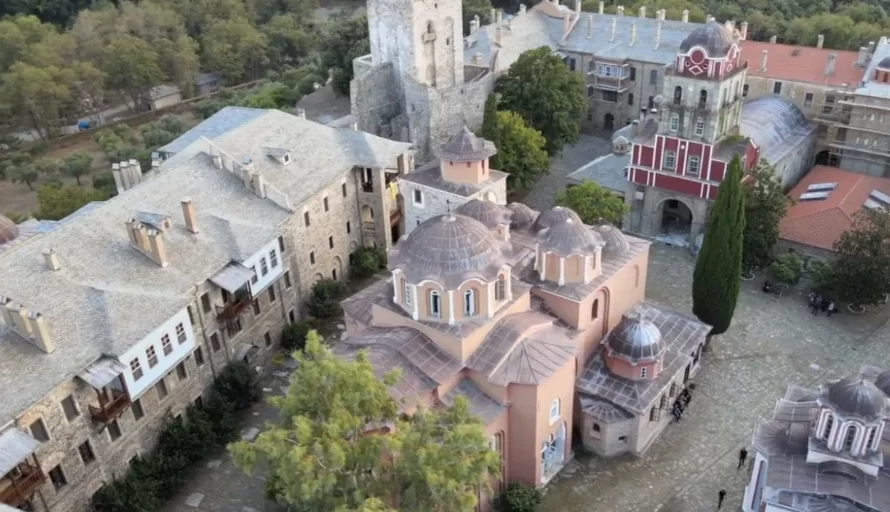 Monasterio de Iviron en Athos, Grecia