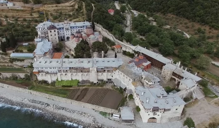 monasterio Xenofonte drone