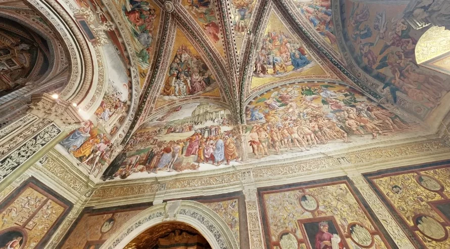 Catedral de Orvieto y el milagro de Bolsena en Umbría, Italia