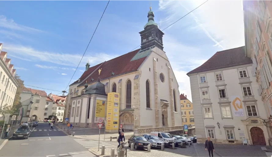 Catedral de Graz y un órgano para destacados artistas europeos, en Austria