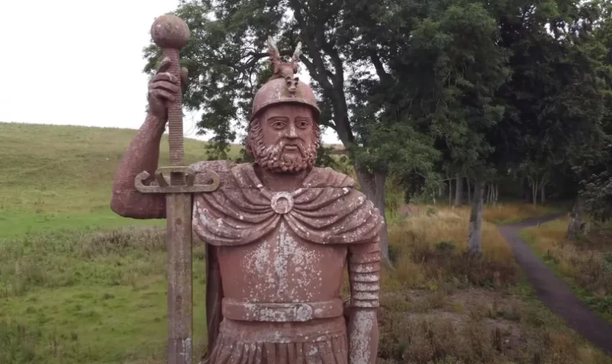 Estatua de William Wallace en Melrose, el legado del héroe escocés